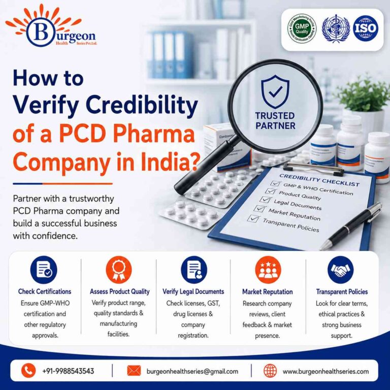 How to Verify Credibility of a PCD Pharma Company in India