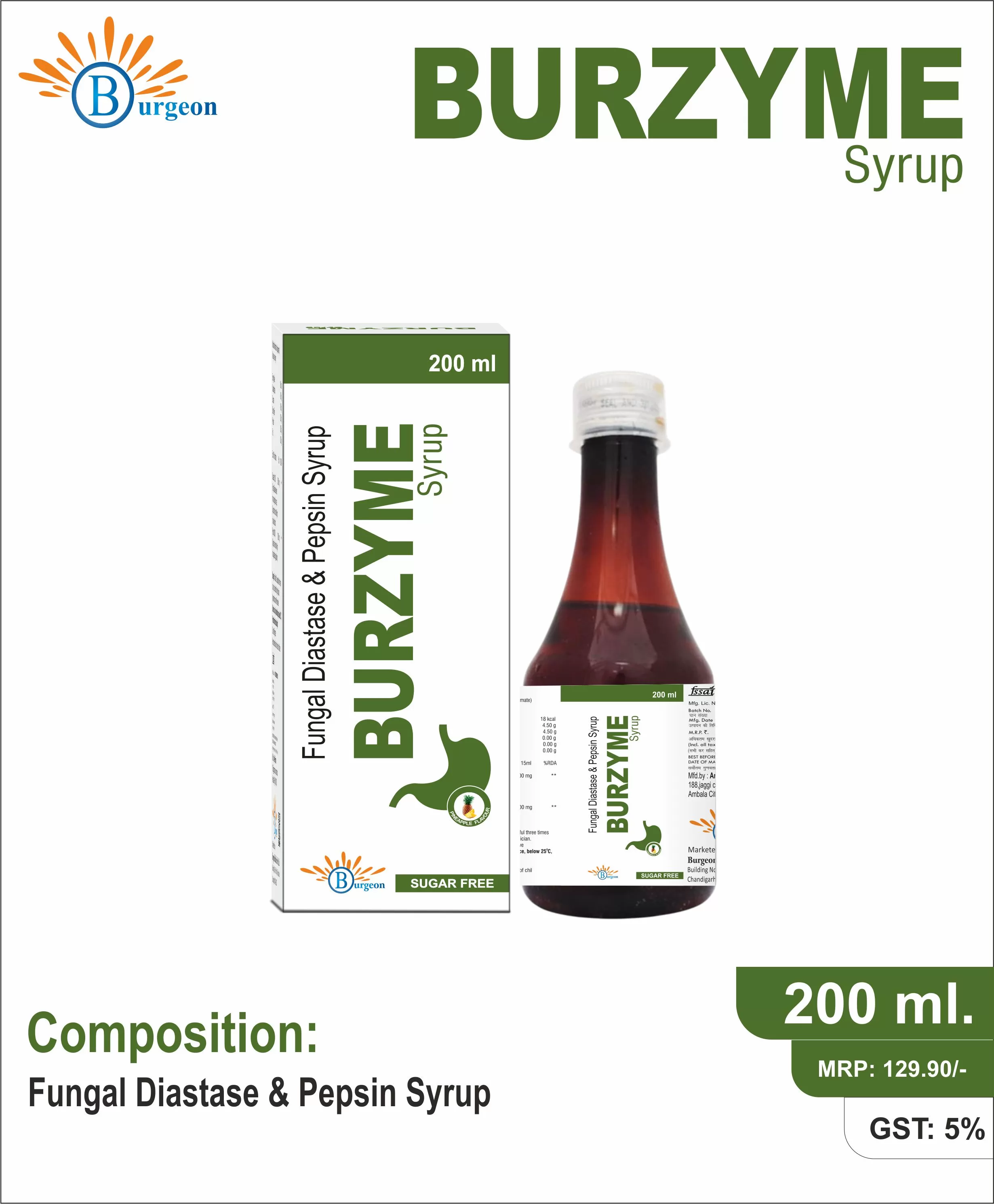 BURZYME SYRUP