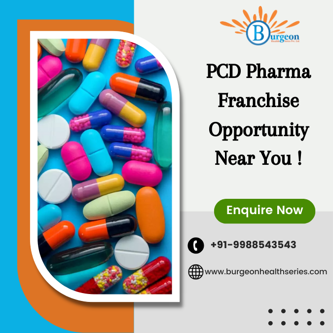 Start Your PCD Pharma Franchise Business with Burgeon Health Series