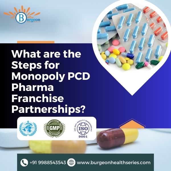 What are Steps for Monopoly PCD Pharma Franchise partnerships