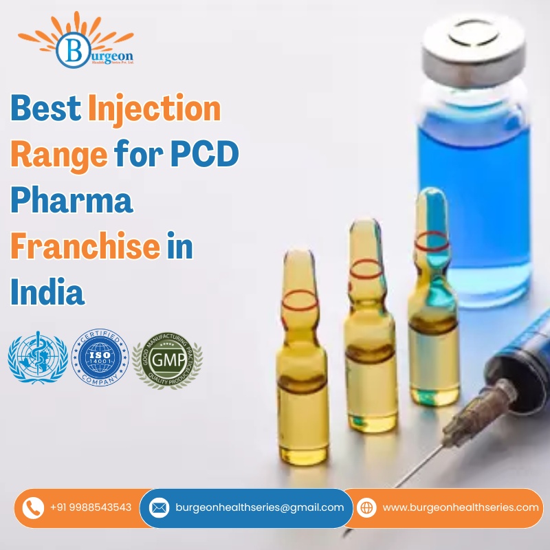 Best Injection Range for PCD Pharma Franchise in India 